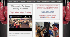 Desktop Screenshot of peninsulaboxing.org