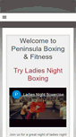 Mobile Screenshot of peninsulaboxing.org